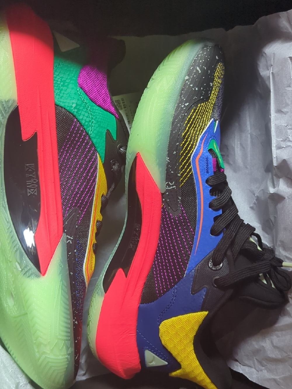 Anta Kai 1 Speed Nike Multicolor Athletic Shoes - Brand New.